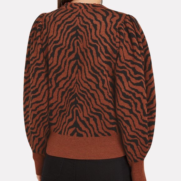 Ulla Johnson Zebra Jacquard Sweater - Picture 4 of 8